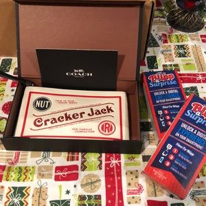 Coach Cracker Jacks Wristlet new never used